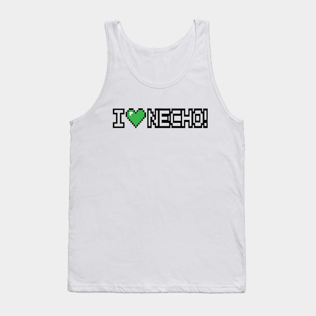 I Love Necho System 8 Bit Heart Tank Top by LEGO